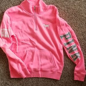 PINK quarter zip